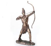 Veronese Design Bronzed Finish Ochosi Divine Hunter Orisha Statue