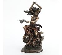 Veronese Design Bronzed Oya Goddess of Wind and Transformation Statue