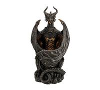 Veronese Design Guardian of the Light Armored Dragon LED Night Light Statue 10 Inch