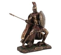 Veronese Design Hector Trojan Prince Warrior of Troy Holding Spear and Shield Statue