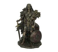 Veronese Design Lady Sif, Norse Goddess of Earth and Family Bronze Finish Statue 8.5 Inches High