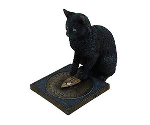 Veronese Design Lisa Parker His Master's Voice Black Cat On Spirit Board Statue