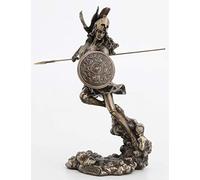 Veronese Design Metallic Bronze Finish Athena Greek Goddess of Wisdom and War Tabletop Statue