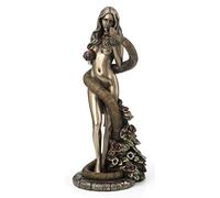 Veronese Design Original Sin by James Ryman Eve Holding Apple with Coiling Serpent Statue