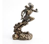 VERONESE Design Polyresin Greek God Hermes Running On Clouds Statue