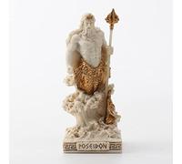 Veronese Design Poseidon God of The Sea Miniature Figurine, White (WU77443AA)