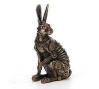 Veronese Design Steampunk Style Jack Rabbit Bronze Finished Statue