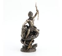 Veronese Design Taranis Celtic God of Thunder Resin Statue Bronze Home Decor Mythology Sculpture