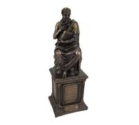 Veronese Design Things2Die4 Bronze Finish Plato Statue Philosophy