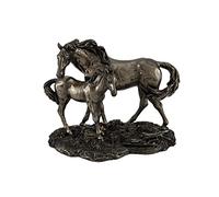 Veronese Design Things2Die4 Mare and Foal Wild Horses Bronzed Statue