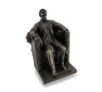 Veronese Design Things2Die4 Seated Abraham Lincoln Bronzed Historical Sculptural Statue