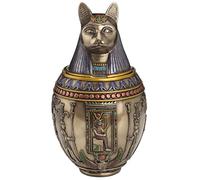 VERONESE Rare Egyptian Bastet Bronze Canopic Jar Cat Burial Urn