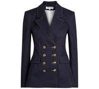 Veronica Beard Claude Dickey Double-breasted Denim Blazer - Dark Blue - 4 (UK8 / S)