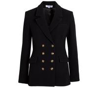 Veronica Beard Claude Dicky Double-breasted Stretch-wool Blazer - Black - 12 (UK16 / XL)