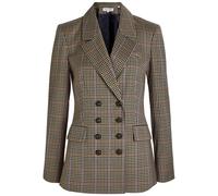 Veronica Beard Claude Dicky Plaid Stretch-wool Blazer - Brown - 14 (UK18 / Xxl)