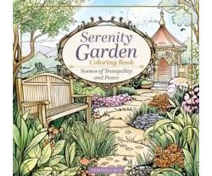 Veronica Hue Serenity Garden Coloring Book Paperback Veronica Hue Multicolor