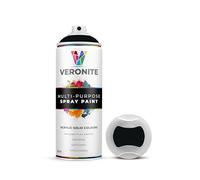 Veronite® Matt Black Spray Paint 400 ml | Wood, Metal, Plastic | Multi-Purpose | Scratch/Impact Resistant | Excellent Coverage & Adhesion | RAL 9005