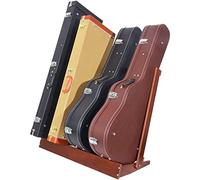 verovita Guitar Case Rack, Folding Hard Beech Wood Guitar Case Stand for Multiple Guitars Space-Saving for Home, Studio