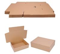 verpacking Folding Boxes 430 x 310 x 120 mm Brown (External Dimensions 440 x 320 x 125 mm) WP L Shipping Box DHL Cardboard Hermes DPD GLS Packaging (Pack of 50)
