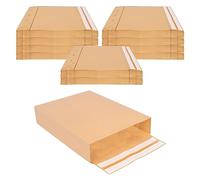 verpacking Folding Envelopes 450 x 350 x 120 mm with Block Base, Double Peel and Tear Thread Mailing Bag (Pack of 200)