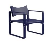Verpan Series 270 F Dining Chair With Armrests Blue