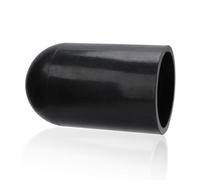 Verplexter Grease Gun Barrel Cap, Compatible with Standard 14 oz Grease Guns, Drip Prevention, for Manual, Cordless, Pneumatic, Black Rubber