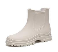 VERROL Wellington Boots Women Wellies Short Ankle Chelsea Booties Waterproof Rain Boots Slip-on Work Boots for Farming Gardening Fishing Walk a Dog