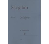 Vers la flamme Poeme Opus 72 Alexander Skrjabin Book [Softcover] Piano G. Henle