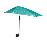 Versa-Brella Adjustable Umbrella with 360 Degree 3-Way Swivel, UPF 50+ Lining for Chairs, Lightweight & Easy Set Up, 107cm, For Beach, Camping, Outdoor Patio,Sports Activities and Strollers- Turquoise