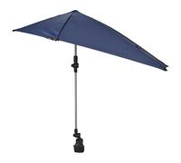 Versa-Brella Adjustable Umbrella with 360 Degree 3-Way Swivel, UPF 50+ Lining for Chairs, Lightweight & Easy Set Up, 107cm, For Beach, Camping, Outdoor Patio, Sports Activities and Strollers- Blue