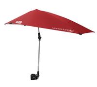 Versa-Brella Umbrella, Multi-purpose Sun Umbrella for Garden, Easy Folding Setup, Firebrick Red, 40" x 42"/102cm x 107cm