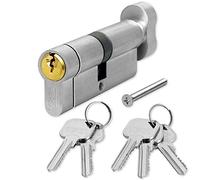 VERSA Dual Finish Euro Cylinder Lock Barrel Thumb Turn ( 35mm(T) X 35mm)