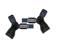 Versa Gripps Xtreme, Made in USA, Wrist Straps for Weightlifting Alternative, Best Training Accessory, SM, Azurite
