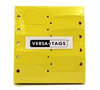 Versa-Tags Self-Locking Plastic Arrow Key Tags - Easy-to-Use and Economical ID Tags for Bulk Dealer Supplies or Mechanic Use Or Small Parts Yellow 1000