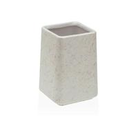 Versa Toothbrush Holder White Ceramic Plastic 7 x 10 x 7 cm