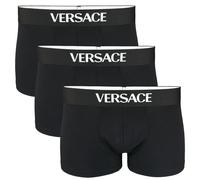 Versace 3-Pack Essential Tex Jersey Low Rise Trunks, Black - Small
