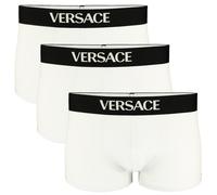 Versace 3-Pack Essential Tex Jersey low Rise Trunks, Optical White - Small