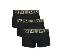 VERSACE 3-Pack Greca Border Boxer Trunks, Black - XX-Large