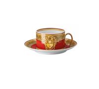 Versace [A Medusa Amplified Golden Coin Tea Cup 2-Piece Set