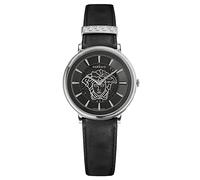 VERSACE Women's Watch V Circle Leather Strap Black VE81026 19, Strap.