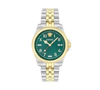 Versace Anteo Men's Green Dial & Two Tone Bracelet Watch