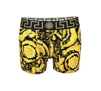 VERSACE Barocco Print, Greca Boxer Briefs, Black/Gold - Small