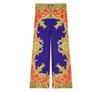 Versace baroque-print elastic-waist trousers - Purple 36-42