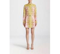 Versace Baroque Print Silk Chemisier Dress - Size: 42 - female