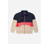 Versace Boys Logo Zip Up Top in Multicolour - Multicoloured - 10 Yrs