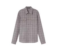 Versace checked wool flannel shirt - Purple 48-52-54