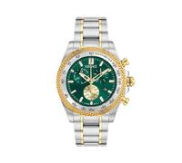 Versace Chrono Green Watch for Gents - Stainless Steel / Sapphire