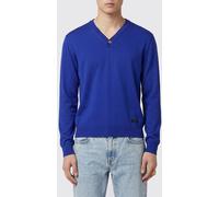 Versace Cotton and Silk V-Neck Sweater - Size: 52 - male