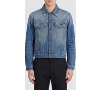 Versace Cotton Denim Shirt Jacket with Patch Pockets - Size: 50 - male