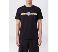 Versace Cotton T-shirt with Medusa Logo and Greca Pattern Print - Size: M - male